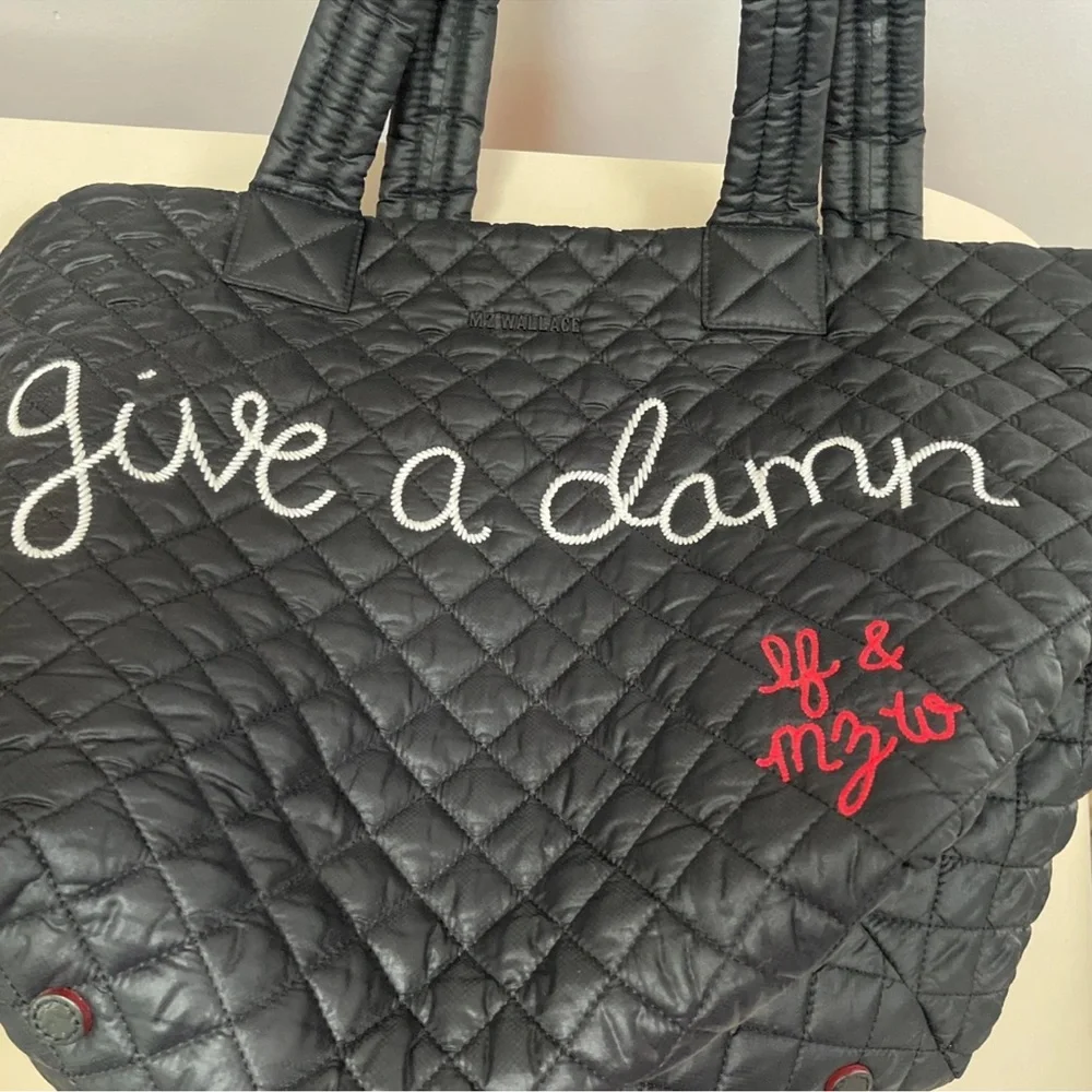 MZ Wallace x Lingua Franca Give A Damn Metro tote - Picture 3 of 16